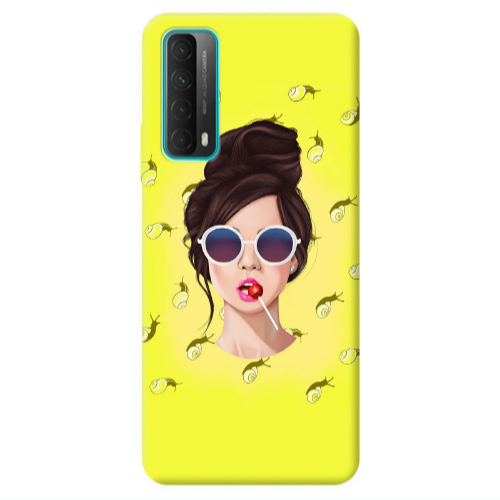Huawei P Smart 2021 Lolipop Transparent Silicone TPU Θήκη