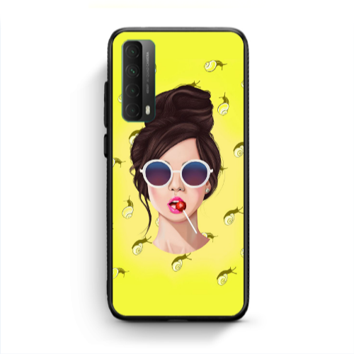 Huawei P Smart 2021 Lolipop Black Glossy Θήκη