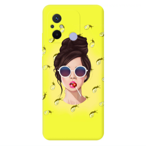 Xiaomi Redmi 12C Lolipop Transparent Silicone TPU Θήκη