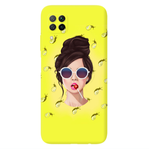 Huawei P40 Lite Lolipop Transparent Silicone TPU Θήκη