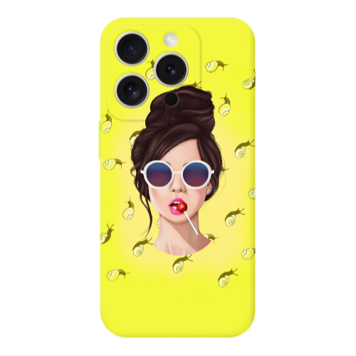 Apple iPhone 15 Pro Lolipop Transparent Silicone TPU Θήκη