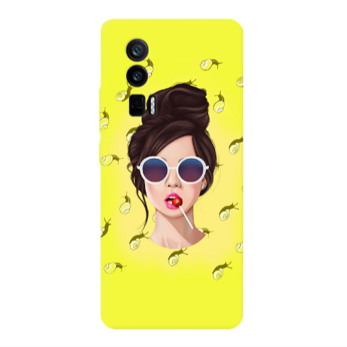 Xiaomi Poco F5 Pro Lolipop Transparent Silicone TPU Θήκη