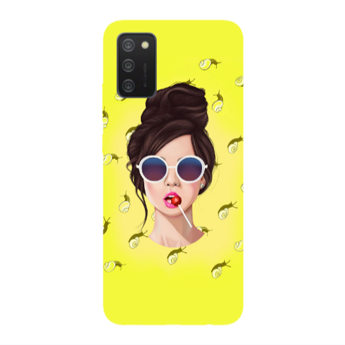 Samsung A02s Lolipop Transparent Silicone TPU Θήκη