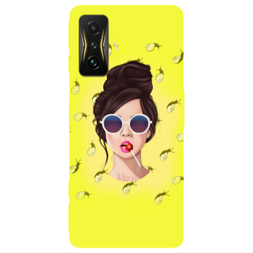 Xiaomi Poco F4 Gt Lolipop Transparent Silicone TPU Θήκη