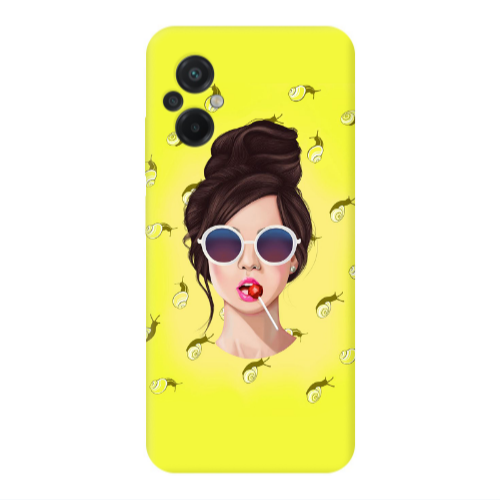 Xiaomi Poco M5 Lolipop Transparent Silicone TPU Θήκη
