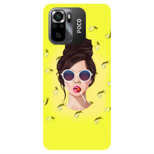 Xiaomi Poco M5 s Lolipop Transparent Silicone TPU Θήκη