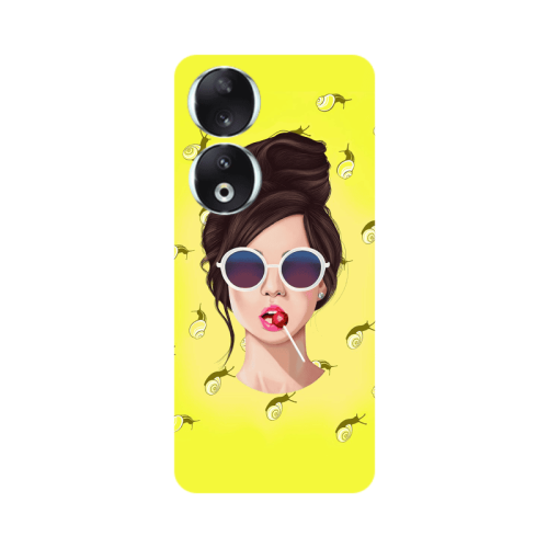 Honor 90 5G Lolipop Transparent Silicone TPU Θήκη