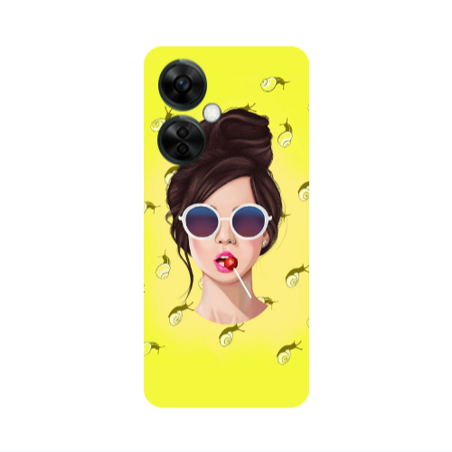Oneplus Nord CE 3 Lite 5G Lolipop Transparent Silicone TPU Θήκη
