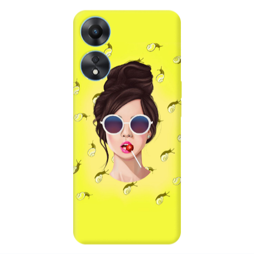 Oppo A 98 Lolipop Transparent Silicone TPU Θήκη