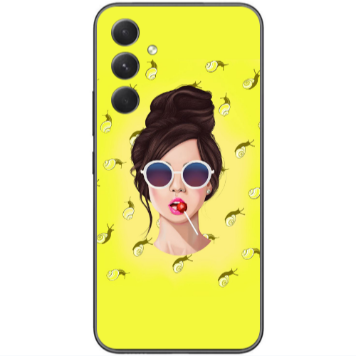 Samsung Galaxy A25 Lolipop Transparent Silicone TPU Θήκη