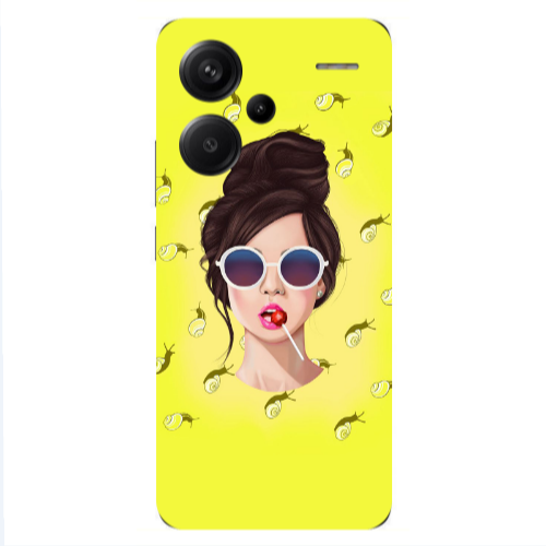 Xiaomi Redmi Note 13 Pro+ 5G  Lolipop Transparent Silicone TPU Θήκη