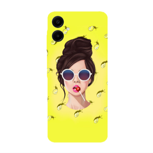 Samsung A06 Lolipop Transparent Silicone TPU Θήκη