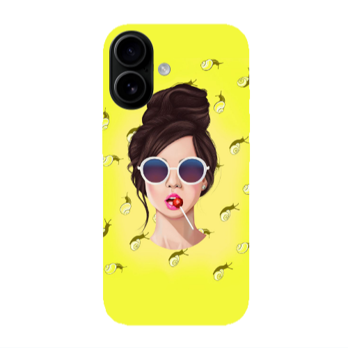 Apple Iphone 16 Lolipop Transparent Silicone TPU Θήκη