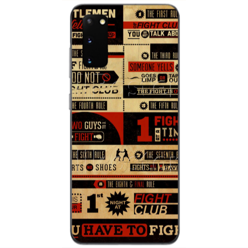 Samsung S20 Night at Transparent Silicone TPU Θήκη