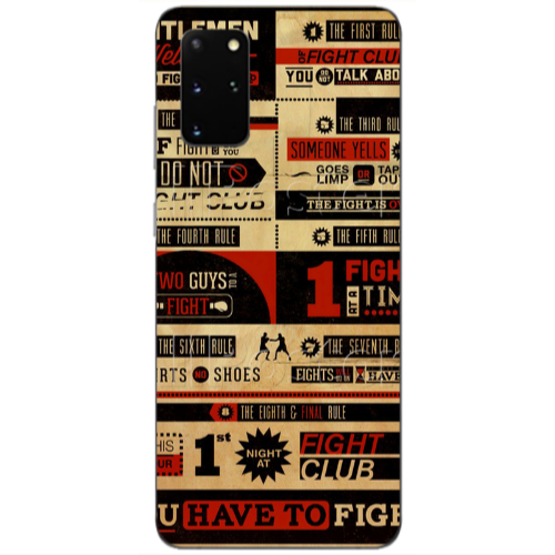 Samsung S20 Plus Night at Transparent Silicone TPU Θήκη