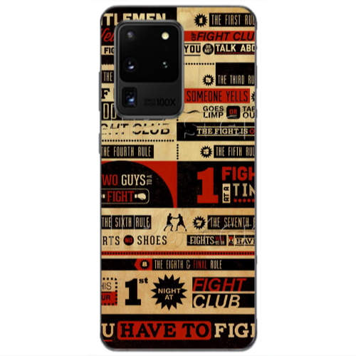 Samsung S20 Ultra Night at Transparent Silicone TPU Θήκη