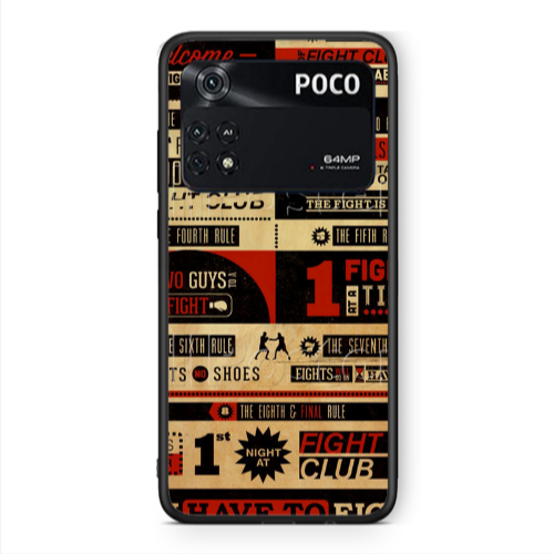 Xiaomi Poco M4 Pro 4G Night at Black Glossy Θήκη