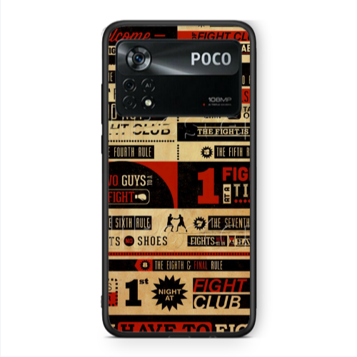 Xiaomi Poco X4 Pro Night at Black Glossy Θήκη