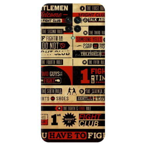 Xiaomi Redmi Note 9S Night at Transparent Silicone TPU Θήκη