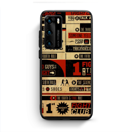 Huawei P40 Night at Black Glossy Θήκη