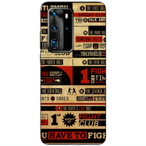 Huawei P40 Pro Night at Transparent Silicone TPU Θήκη