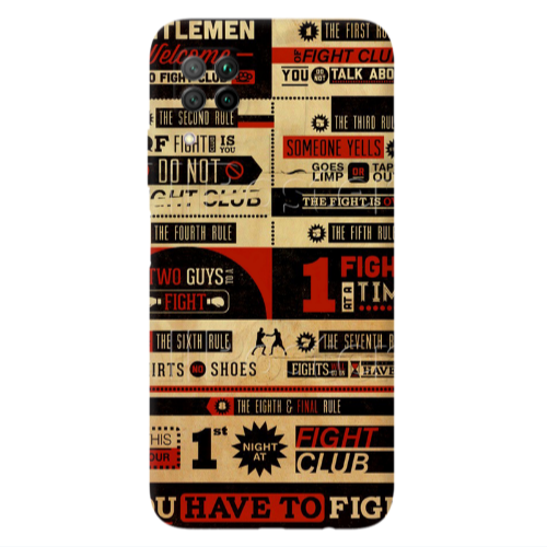 Huawei P40 Lite Night at Transparent Silicone TPU Θήκη