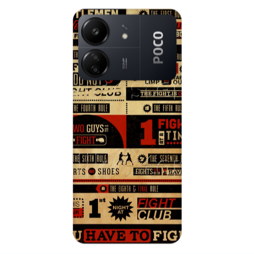 Xiaomi Poco C65 Night at Transparent Silicone TPU Θήκη