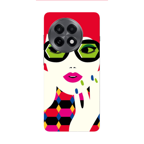 Oneplus 13 5G Red hair girl Transparent Silicone TPU Θήκη