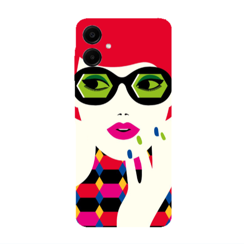 Samsung A06 Red hair girl Transparent Silicone TPU Θήκη