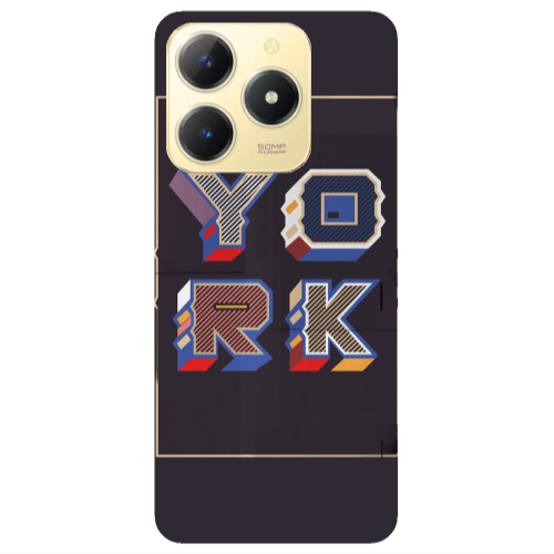Realme C61 York Transparent Silicone TPU Θήκη