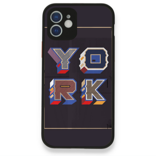 Apple iPhone 12 York Black Glossy Θήκη