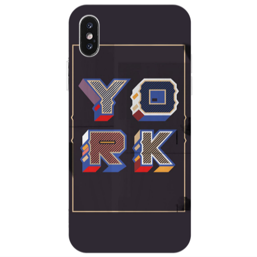 Apple iPhone X York Transparent Silicone TPU Θήκη