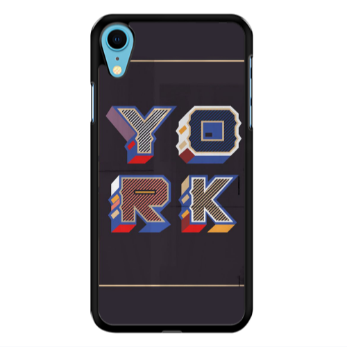 Apple iPhone Xr York Black Glossy Θήκη
