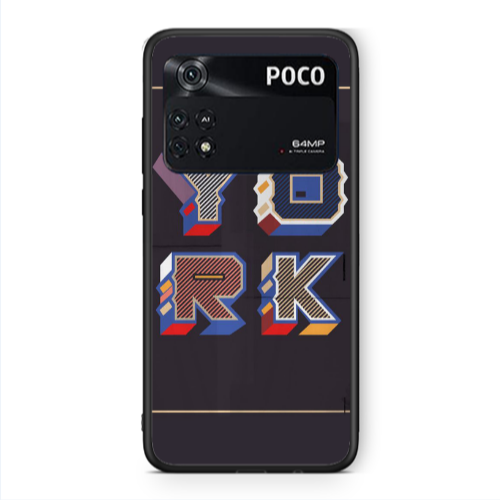 Xiaomi Poco M4 Pro 4G York Black Glossy Θήκη