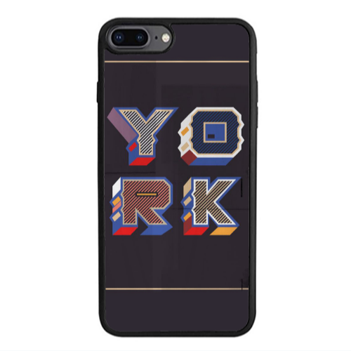 Apple iPhone 7 Plus York Black Glossy Θήκη