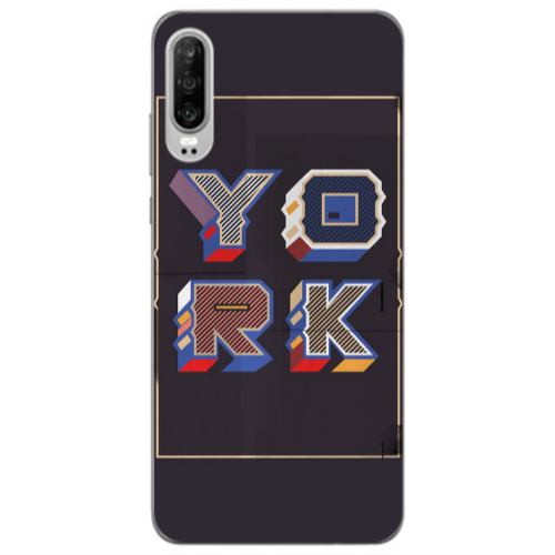 Huawei P30 York Transparent Silicone TPU Θήκη