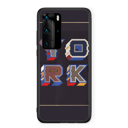 Huawei P40 Pro York Black Glossy Θήκη