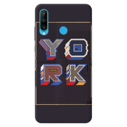 Huawei P30 Lite York Transparent Silicone TPU Θήκη