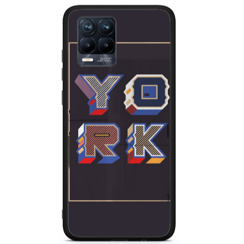 Realme 8 i York Black Glossy Θήκη