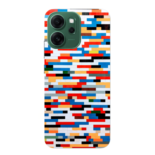 Oppo 14 F Color chart Transparent Silicone TPU Θήκη