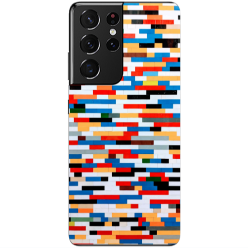 Samsung S21 Ultra Color chart Transparent Silicone TPU Θήκη