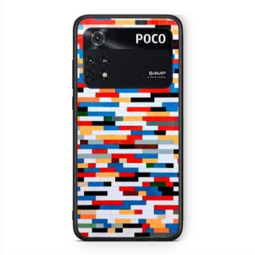 Xiaomi Poco M4 Pro 4G Color chart Black Glossy Θήκη