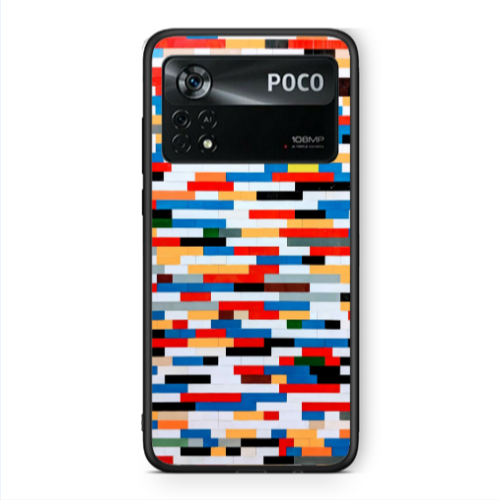 Xiaomi Poco X4 Pro Color chart Black Glossy Θήκη