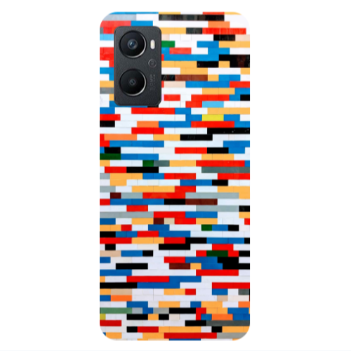 Oppo A 96 Color chart Transparent Silicone TPU Θήκη