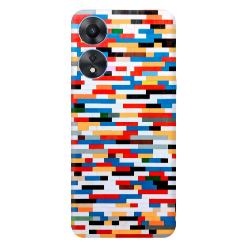 Oppo A 98 Color chart Transparent Silicone TPU Θήκη