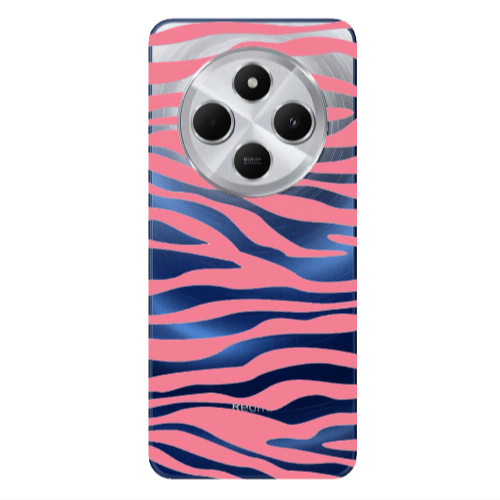 Xiaomi Redmi 14c Pink Zebra Transparent Silicone TPU Θήκη