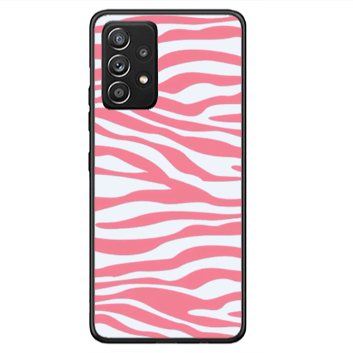 Samsung A53 Pink Zebra Black Glossy Θήκη