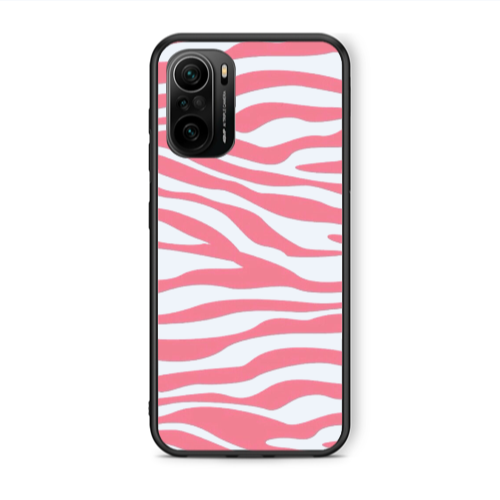 Xiaomi Poco F3 Pink Zebra Black Glossy Θήκη