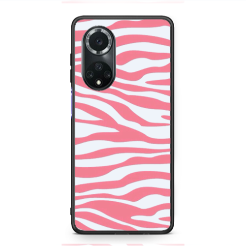 Huawei Nova 9 Pink Zebra Black Glossy Θήκη
