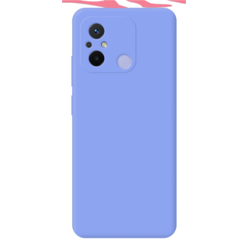Xiaomi Redmi 12C Pink Zebra Light Purple Colored Silicone TPU Θήκη